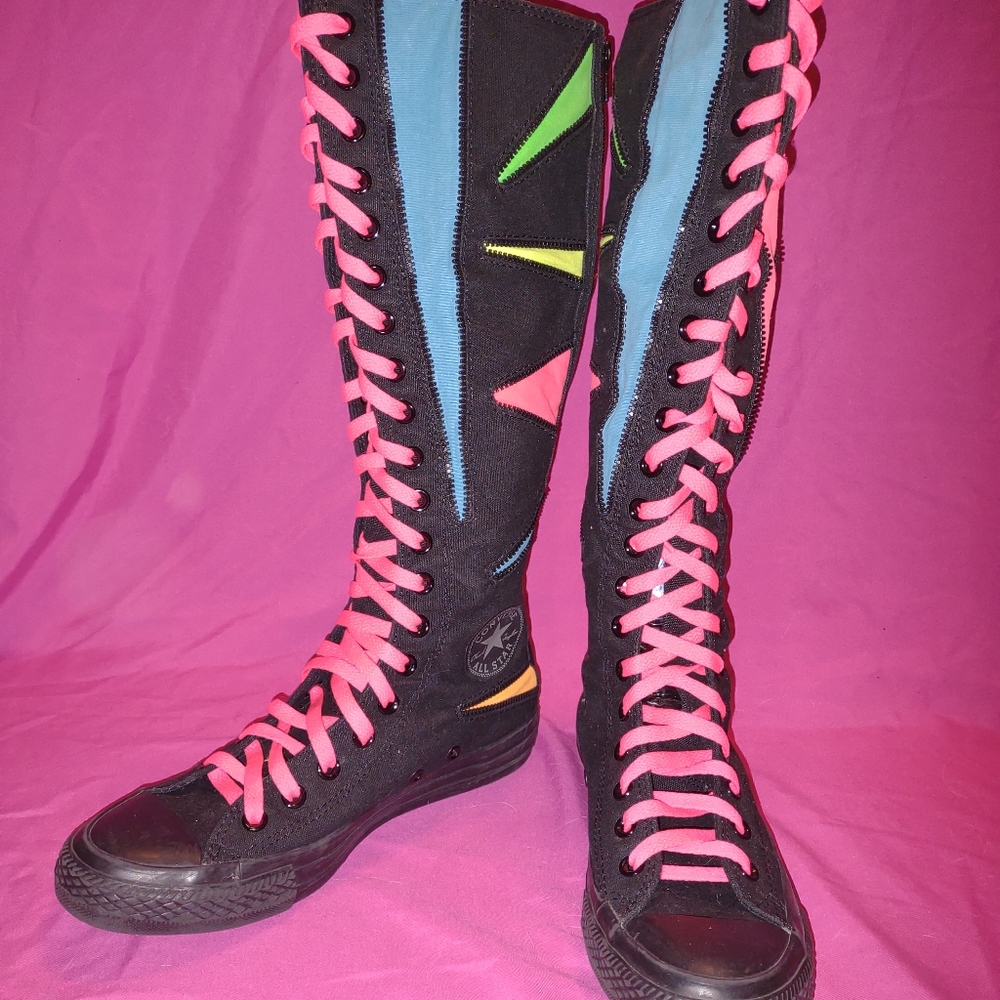 Knee high converse